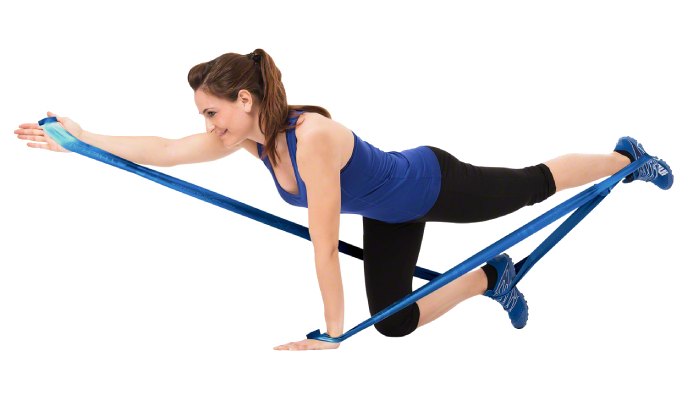 Elastika za vadbo je nepogrešljiv pripomoček za domačo vadbo 1.del