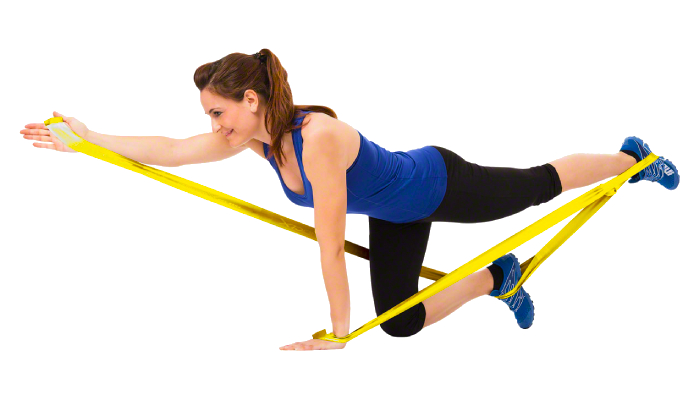 Elastika za vadbo je nepogrešljiv pripomoček za domačo vadbo 2.del