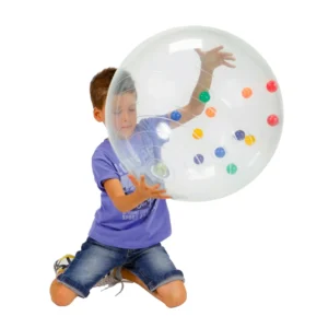 Prozorna žoga s kroglicami Activity 50cm